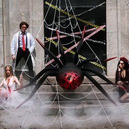 110 inch-es Óriási Pók Levegős Fólia Lufi Halloween-re