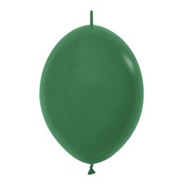 12 inch-es Forest Green - Sötétzöld Link-o-loon Lufi (50 db/csomag)