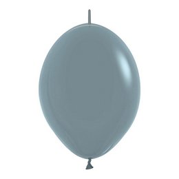 12 inch-es Pastel Dusk Blue - Kék Link-o-loon Lufi (50 db/csomag)