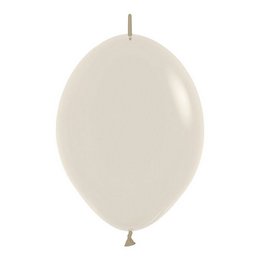 12 inch-es Pastel Dusk Cream - Krém Link-o-loon Lufi (50 db/csomag)