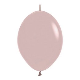 12 inch-es Pastel Dusk Rose - Rózsa Link-o-loon Lufi (50 db/csomag)