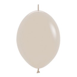 12 inch-es White Sand - Fehér Homok Link-o-loon Lufi (50 db/csomag)