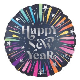 18 inch-es Happy New Year's Blast Fólia Lufi
