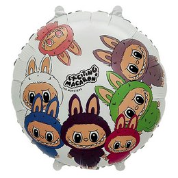 18 inch-es Labubu Mintás Fólia Lufi