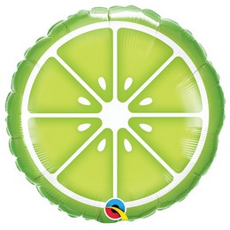 18 inch-es Lime Szelet - Sliced Lime Fólia Lufi