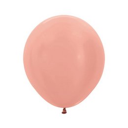 18 inch-es Metallic Rose Gold - Rózsaarany Lufi (25 db/csomag)