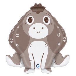 21 inch-es Szamár - Boho Donkey Fólia Lufi