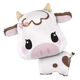 25 inch-es Cuki Tehén - Cute Cow Fólia Lufi