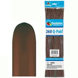 260Q Chocolate Brown (Fashion) Q-Pak Party Modellező Lufi (50 db/csomag)