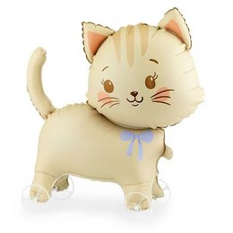 26 inch-es Cica - Cat Levegős Fólia Lufi Keréken