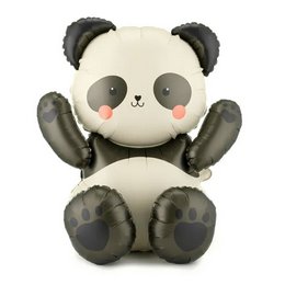 28 inch-es Panda Maci Levegős Fólia Lufi