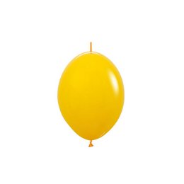 6 inch-es Honey Yellow - Méz Sárga Link-o-loon Lufi (50 db/csomag)
