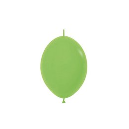 6 inch-es Lime Green - Limezöld Link-o-loon Lufi (50 db/csomag)