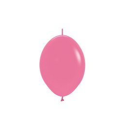 6 inch-es Rose - Rózsaszín Link-o-loon Lufi (50 db/csomag)