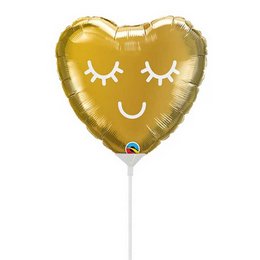 9 inch-es Eyelashes Gold Fólia Lufi (5 db/csomag)