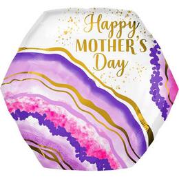Happy Mother's Day Márvány Mintás Fólia Lufi Anyák-Napjára