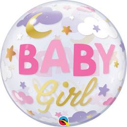 22 inch-es Baby Girl Sweet Dreams Bubble Lufi Babaszületésre
