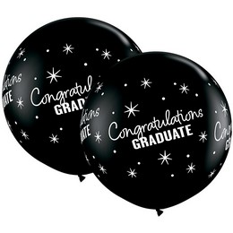 3 feet-es Congratulations Grad Sparkles Ballagási Lufi (2 db/csomag)