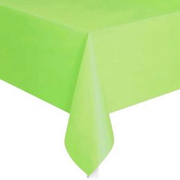 Lime Green Műanyag Parti Asztalterítő - 137 cm x 274 cm