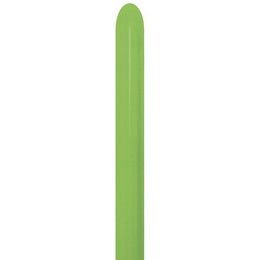260S Lime Green Party Modellező Lufi, Nozzle Up (50 db/csomag)