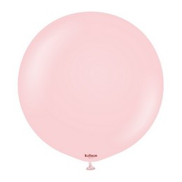 24 inch-es Macaron Baby Pink - Babarózsaszín Kerek Lufi (2 db/csomag)