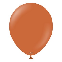 12 inch-es Rust Orange - Narancssárga Kerek Lufi (100 db/csomag) - Kalisan