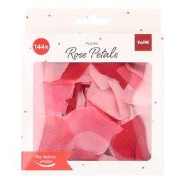 Pink Rózsaszirom Dekoráció, 144 db-os