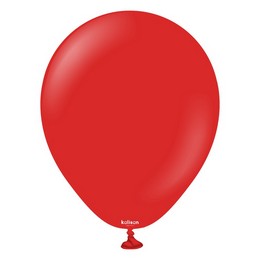 5 inch-es Red - Piros Kerek Lufi (100 db/csomag) - Kalisan