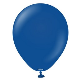 5 inch-es Dark Blue - Sötétkék Kerek Lufi (100 db/csomag) - Kalisan