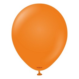 12 inch-es Orange - Narancssárga Kerek Lufi (100 db/csomag) - Kalisan