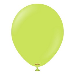 12 inch-es Lime Green - Lime Zöld Kerek Lufi (100 db/csomag) - Kalisan