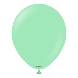 12 inch-es Mint Green - Mentazöld Kerek Lufi (100 db/csomag) - Kalisan