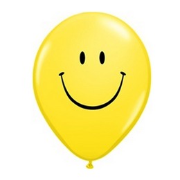 11 inch-es Smile Face Yellow Lufi (50 db/csomag)