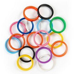 Színes Karika Léggömbsúly - 20 gramm (50 db/csomag)