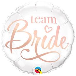 18 inch-es Team Bride Lánybúcsúra Fólia Lufi